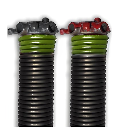 Dura-Lift Garage Torsions Spring 0.243x2in.x33in. with Black E-Coat Spring, Both Left and Right Spring DLTGR233EB